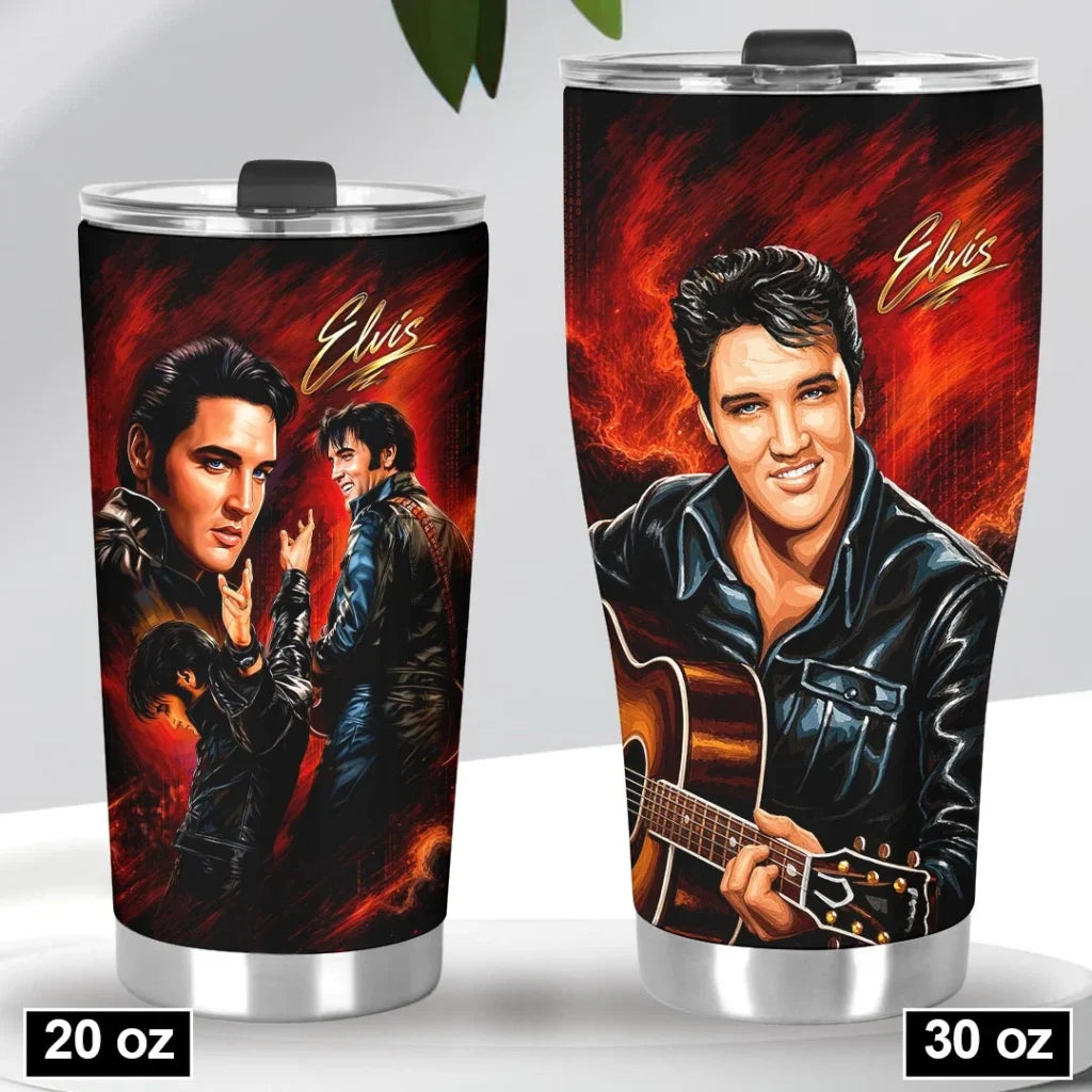 ELV Vintage Music Tumbler – Retro Fan Cup