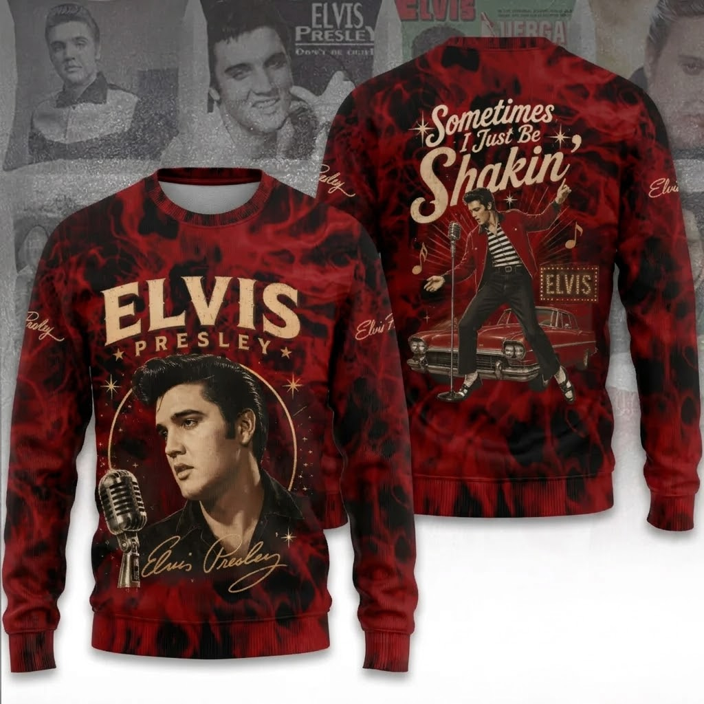 Sometimes I Just Be Shakin ELV – Vintage Music Apparel